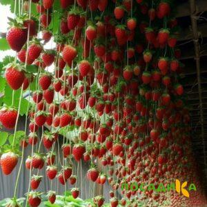 Клубника ампельная Анастасия купить по цене от 370р. в интернет-магазине «Посадика» с доставкой почтой в в Льгове и по всей России – [изображение №1].